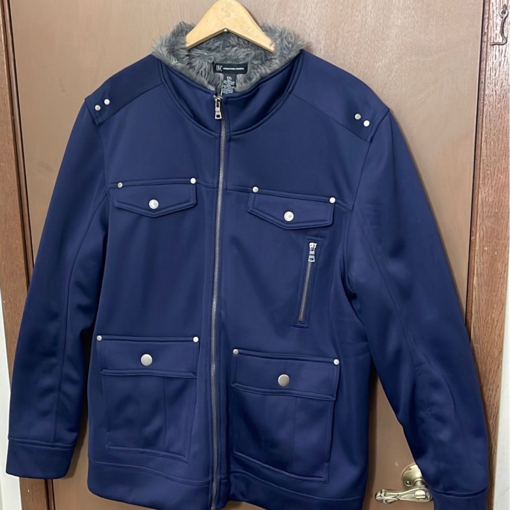 inc international concepts faux fur jacket Men’s XXL